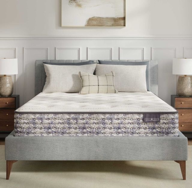 King Koil® Scott Living Elia 12" Wrapped Coil Medium Tight Top Twin XL Mattress-2