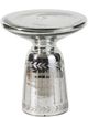 A & B Home Antique Polished Silver Side Table-1