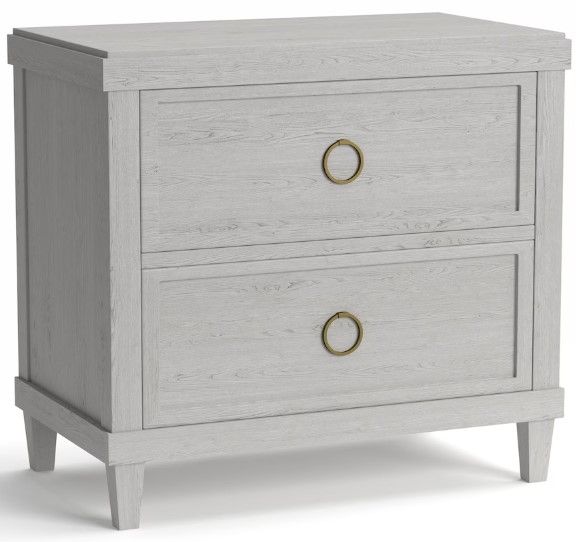Bassett® Furniture Ventura Shell White Nightstand-0