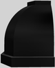 Vent-A-Hood® Designer Series 54" Black Wall Mounted Range Hood-3