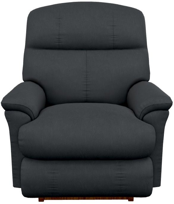 La-Z-Boy® Reed Blueberry Leather Power Rocking Recliner with Headrest-1