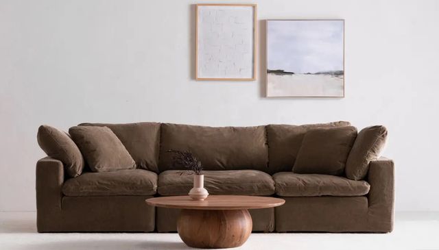 Moe's Home Collection Terra 3-Piece Desert Sage Sectional Sofa-3