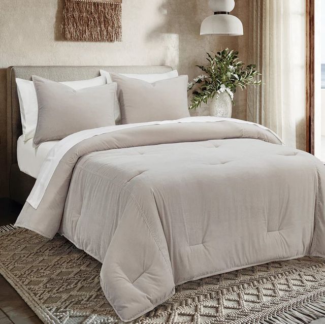 HiEnd Accents Estelle 3-Piece Taupe King Bedding Bundle-1