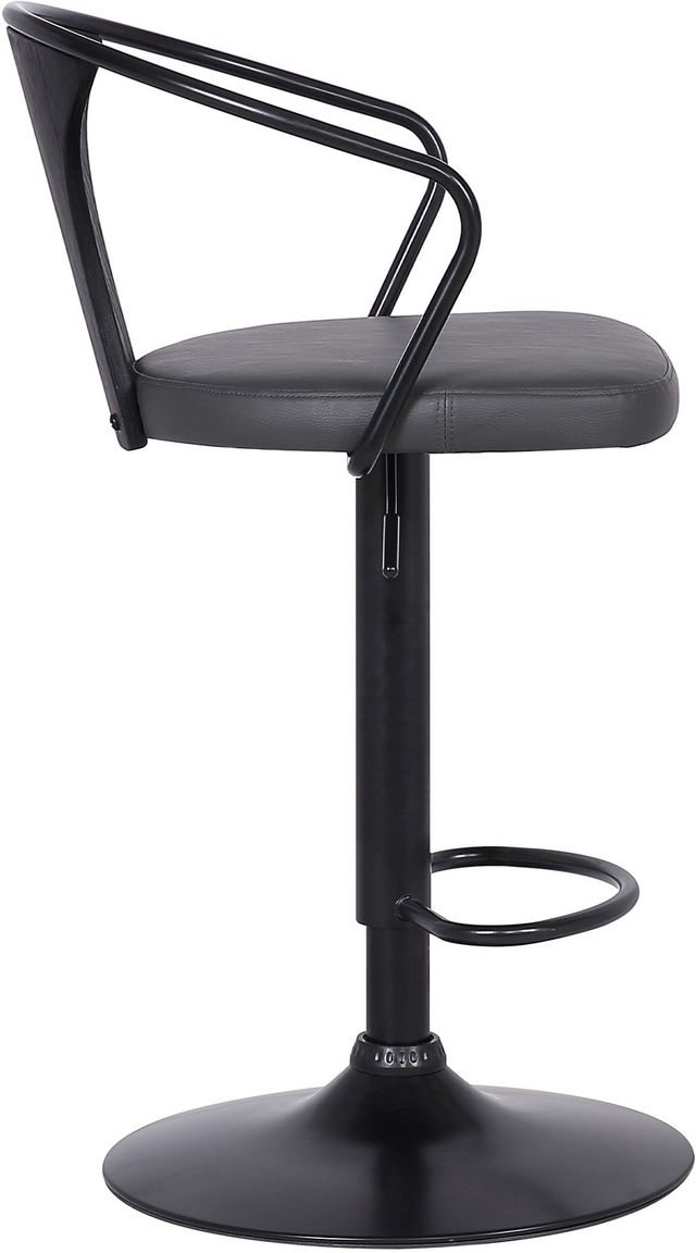 Armen Living Eagle Grey Adjustable Bar Stool-2