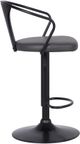 Armen Living Eagle Grey Adjustable Bar Stool-2