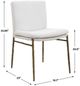 Uttermost® Ascend Aged Gold/White Dining Side Chair-2