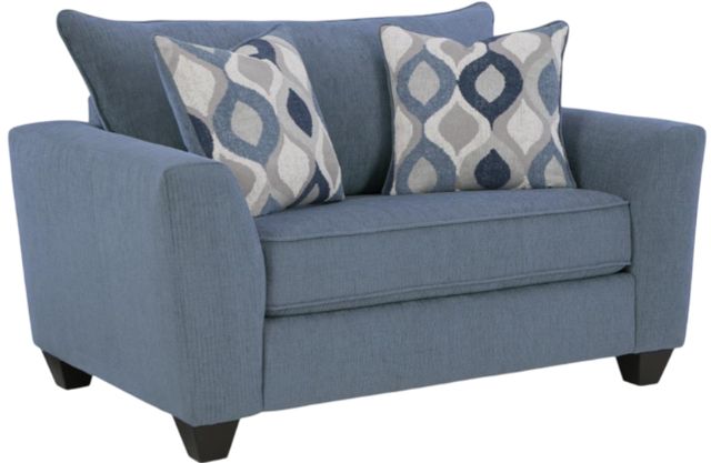Inspired Home 417 Clearview Blue Twin Sleeper Sofa-0