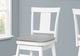 Monarch Specialties Inc. Set of 2 Grey/White Bar Stools-1