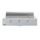 Caliber™ Rockwell Social 48" 3-Burner Stainless Steel Built-In Liquid Propane Grill with Chrome Hardware-1