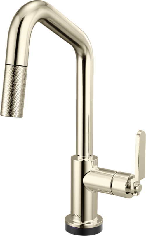 Brizo Litze® Brilliance® Polished Nickel Smarttouch Prep Faucet with Angle Spout-0