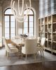 Hooker® Furniture Westwood Polished Limestone Dining Table-1