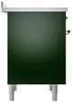 Ilve® Nostalgie II Series 36" Emerald Green Pro Style Induction Range-4