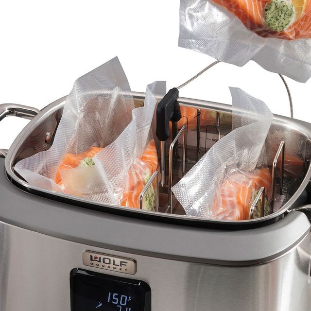 Wolf Gourmet® Brushed Stainless Knob Multi-Function Cooker-1