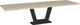 Amisco Customizable Amelia 84" Rectangular Extendable Table with 1.5" Solid Ash Top and 2 Leaves-0