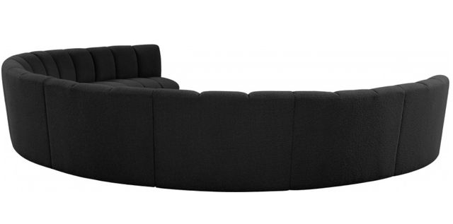 Meridian Furniture Infinity 8-Piece Black Modular Sectional Set-2