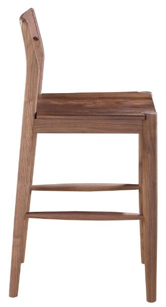 Moe's Home Collection Owing Walnut Brown Counter Stool-2