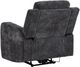 Coaster® Kennett Dark Gray Chenille Upholstered Power Recliner Chair-3
