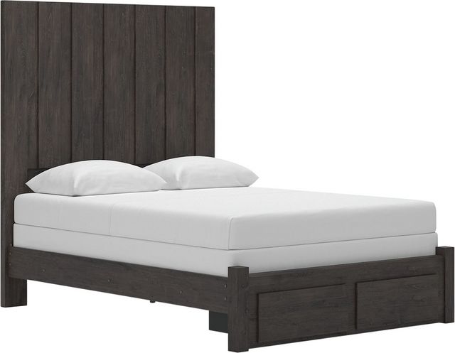 Fraluna Queen Storage Bed - Charcoal Fraluna Queen Storage Bed - Charcoal