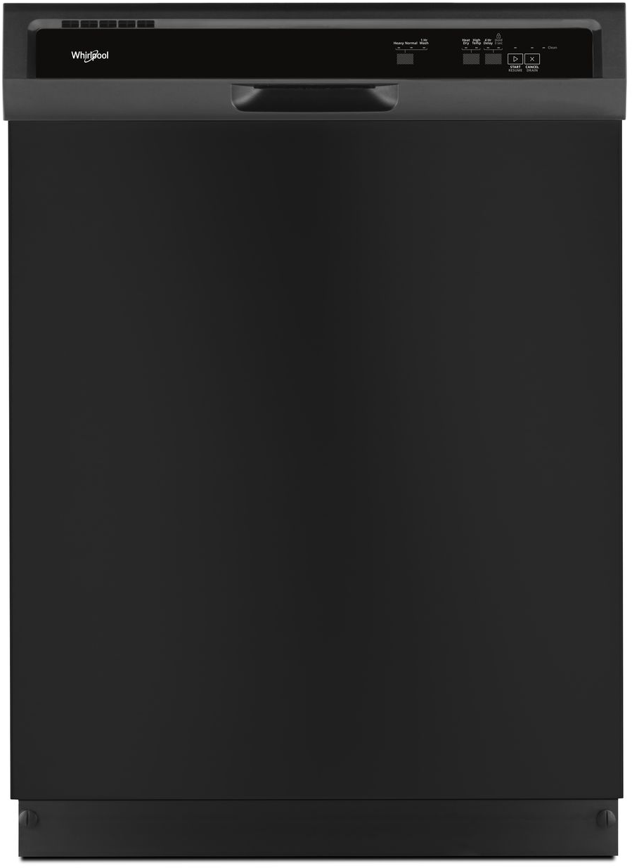 Whirlpool® 24" Built-In Dishwasher-Black