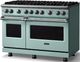 Viking® 5 Series 48" Splash Pro Style Gas (LP) Range with Polished Chrome Trim-2