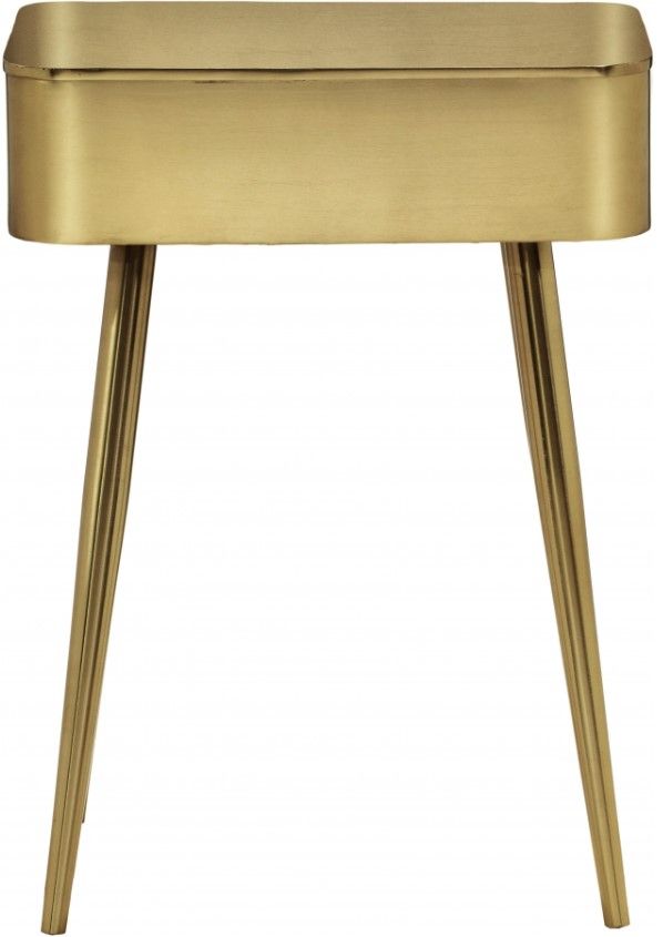 Meridian Furniture Rylan Gold Nightstand-1