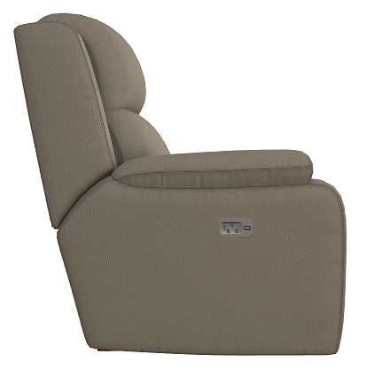 La-Z-Boy® Dorian Fossil Power Rocking Recliner with Headrest and Lumbar-1