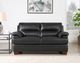 Hydeline® Luxor Gunmetal Black Loveseat-2
