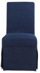 Elements International Heidi Blue Dining Room Parsons Chair-0