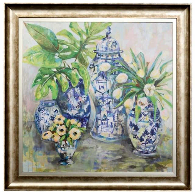 Stylecraft Blue/Green/Gold Wall Art-0
