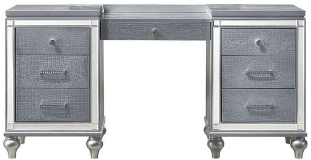 New Classic® Home Furnishings Valentino Silver Dressing Table-0