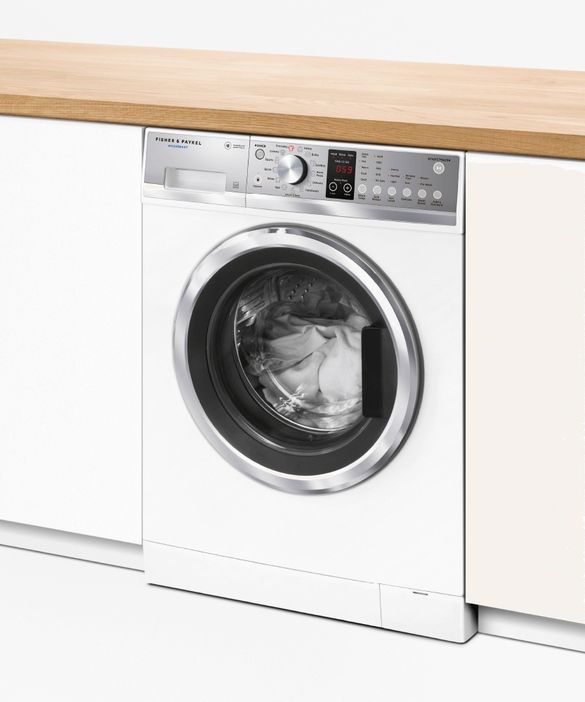 Fisher & Paykel Series 5 2.4 Cu. Ft. White Front Load Washer-2