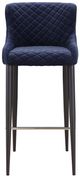 Moe's Home Collection Etta Dark Blue Bar Stool-0