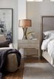 Hooker® Furniture Elixir Champagne Silver/Serene Gray Beige Nightstand-1