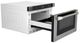 ZLINE Autograph Edition 24" 1.2 Cu. Ft. Stainless Steel Built-in Microwave Drawer with Polished Nickel Helix Handle-4