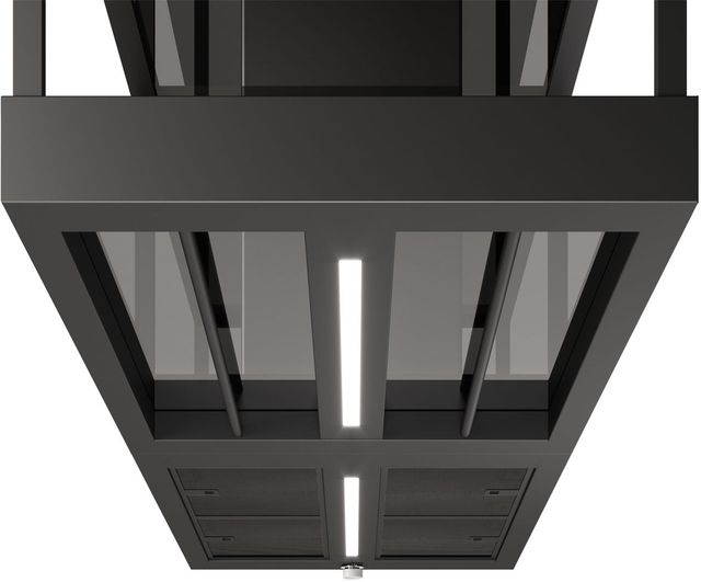 Faber T-Shelf 70" Matte Black Island Range Hood-1