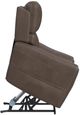 Flexsteel® Carter Cappuccino Power Lift Recliner with Power Headrest and Lumbar-4