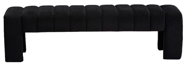 Meridian Furniture Andaz Black Accent Bench-1