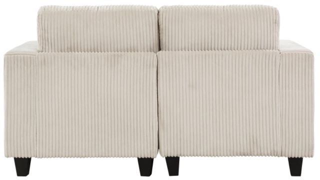 Homelegance® Walterboro Beige Loveseat with Storage, Storage Pouches and Charging Ports-4