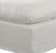 Diamond Sofa® Willow White Ottoman-1