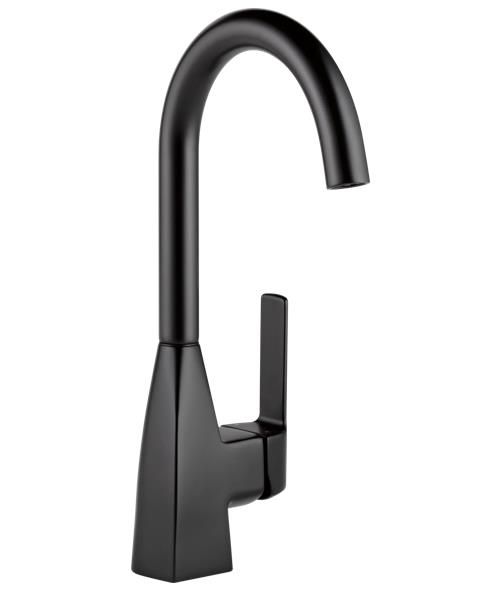 Peerless Xander® Matte Black Single Handle Bar Faucet-0