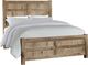 Vaughan-Bassett Dovetail Sun Bleached White King Board and Batten Panel Bed-0
