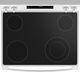 GE® 400 Series 30" White Freestanding Electric Range-1