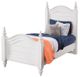 American Woodcrafters 3910 Rodanthe Dove White Twin Panel Bed-0