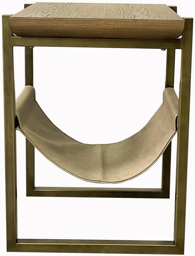 Bernards Elure Latte Sling Chairside Table-2