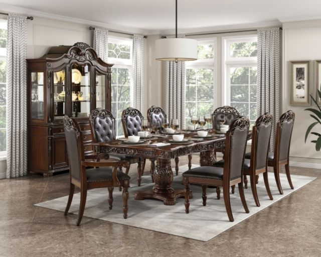 Homelegance® Adelina Cherry Buffet and Hutch-1