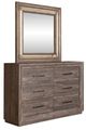Liberty Furniture Horizons Graystone Dresser and Mirror-0