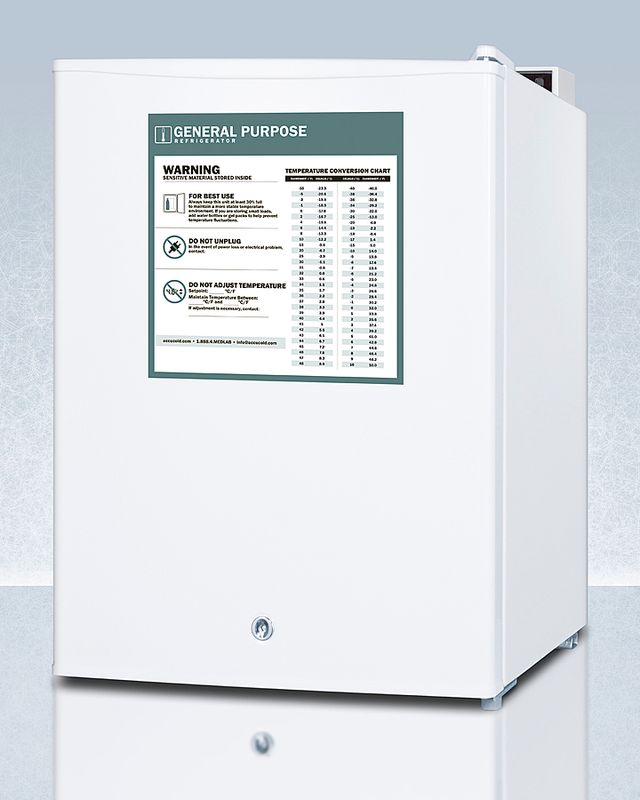 Accucold® by Summit® 19" 2.4 Cu. Ft. White Compact Refrigerator-1