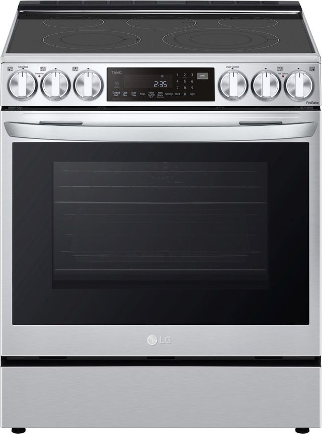 LG 30" PrintProof™ Stainless Steel Slide-In Electric Range-0