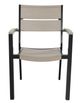 CabanaCoast® Customizable Jasper SOL Teak™ Outdoor Dining Arm Chair-1