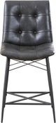 Coaster® Aiken 2-Piece Grey Upholstered Tufted Counter Stools-1